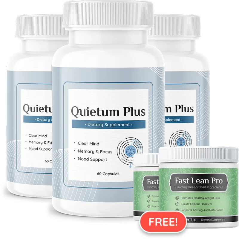 Quietum Plus Sleep Relief Supplement — 3 Bottle / 90 Day Pack