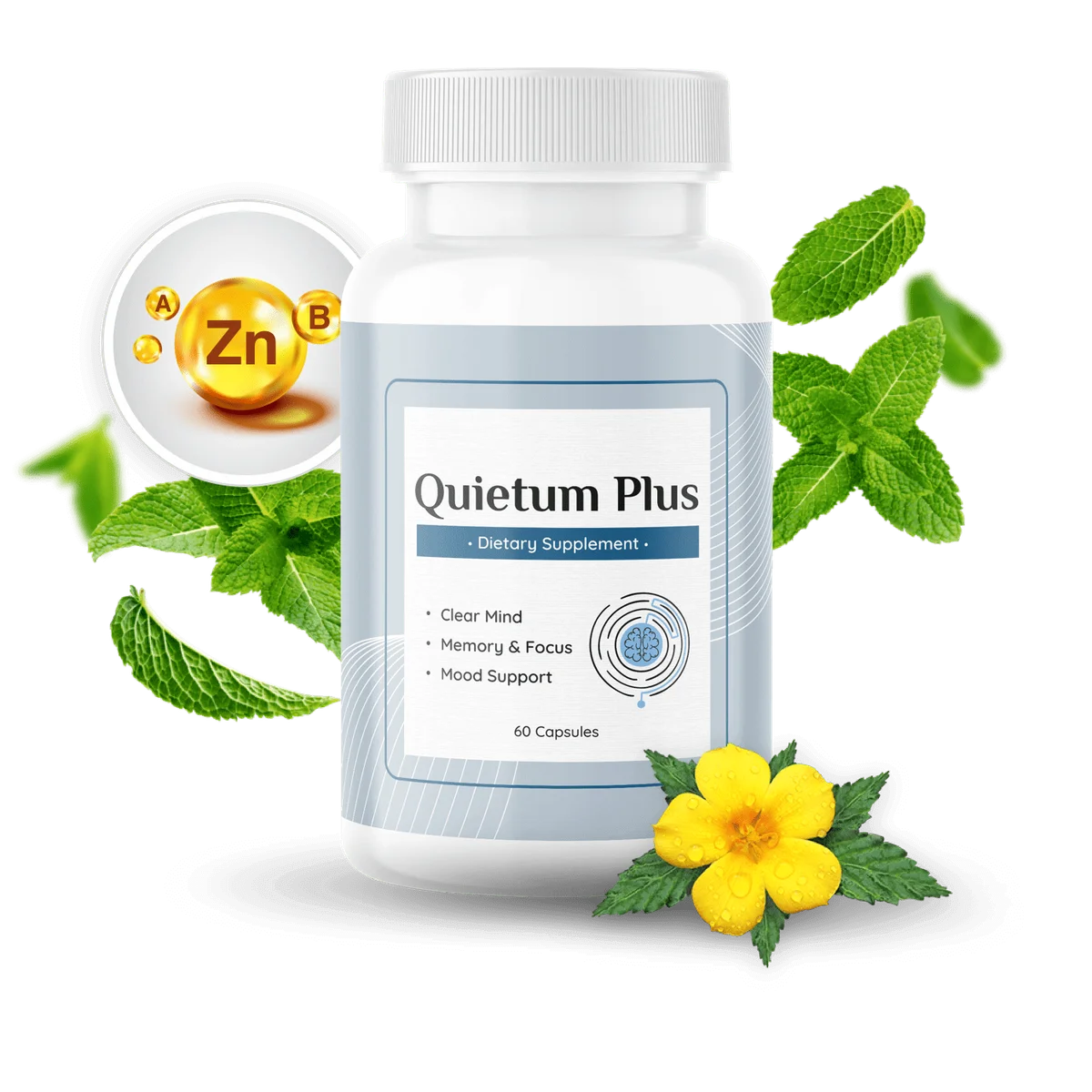 Quietum Plus Sleep Relief Supplement — Front Label
